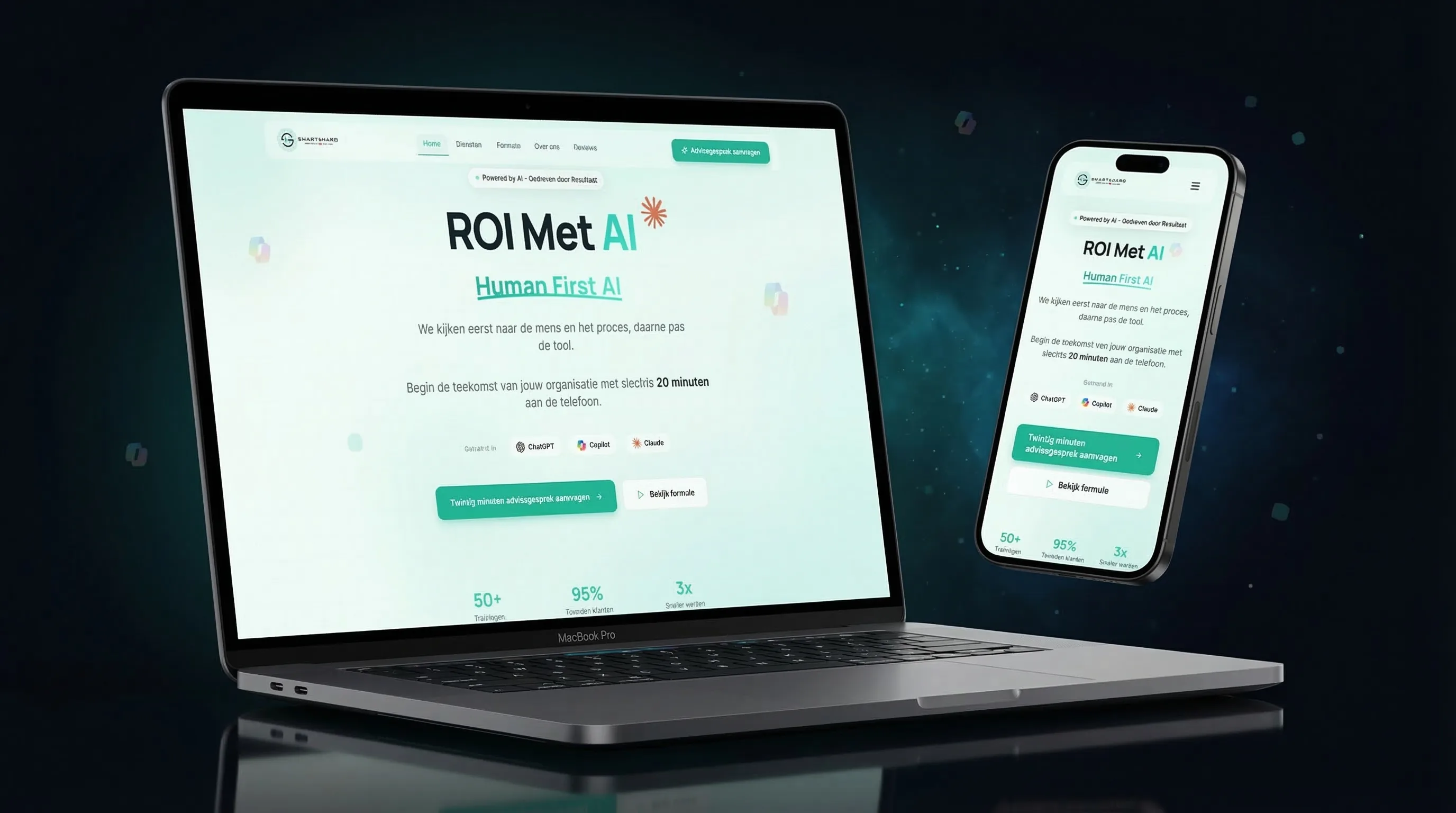 Smart&Hard platform mockup